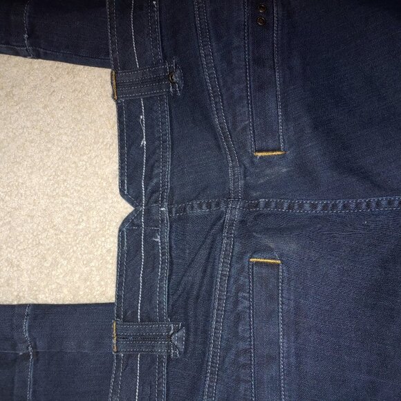 Converse One Star Mid Rise Dark Wash Blue Jeans size 12 - Picture 7 of 9